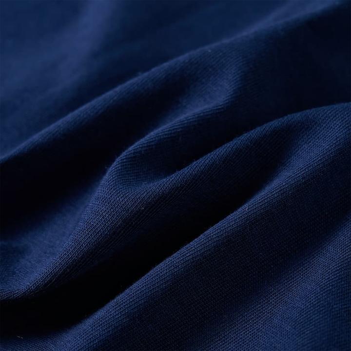 Immagine prodotto VidaXL Camicia da bambino a maniche lunghe blu navy 104,Materiale: 100 (104)