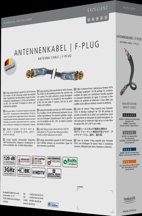 Produktbild Inakustik Exzellenz F-Plug (120 dB, SAT Kabel)