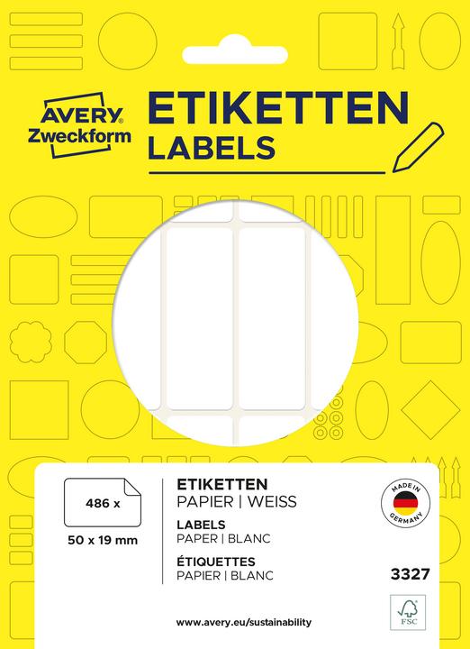 Actual product image Avery Universal labels