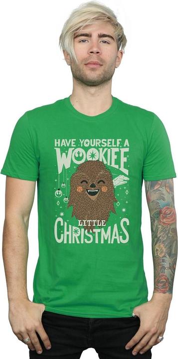 Immagine prodotto Star Wars Wookiee Little Christmas Maglietta Uomo (S)
