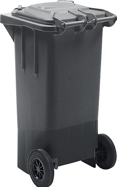 Immagine prodotto eurokraft pro Grande bidone per rifiuti in plastica, secondo la norma DIN EN 840 (120 l)