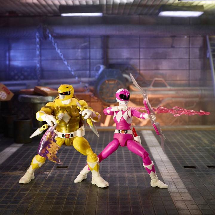 Image du produit Hasbro Power Rangers x TMNT Lightning Collection Figurines 2022 Morphed April O¬¥Neil & Michelangel