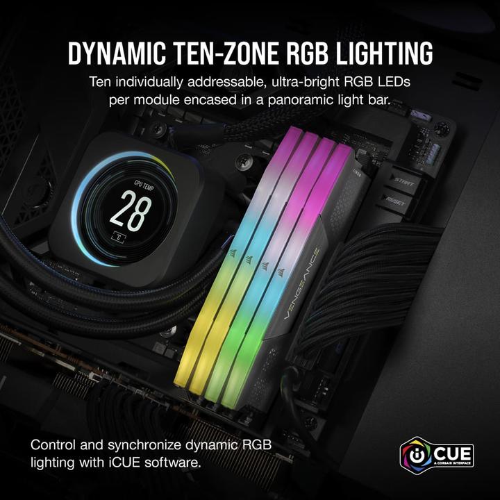 Image du produit Corsair Vengeance (2 x 16GB, 6000 MHz, RAM DDR5, DIMM)