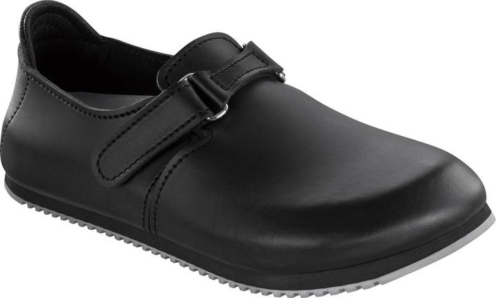 Immagine prodotto Birkenstock Zoccolo Linz Superlauf, pelle naturale, nero, normale, taglia 42 (42)
