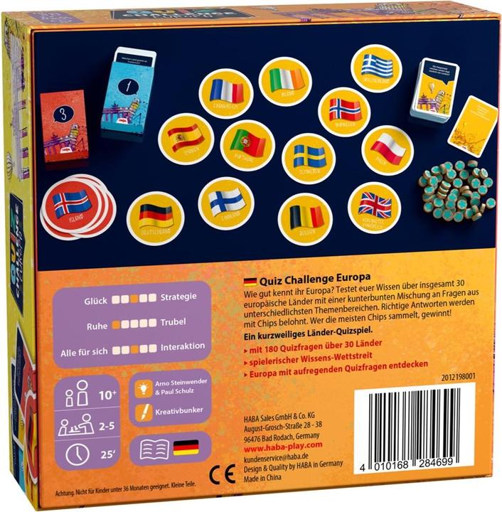 Image du produit Haba Quiz Planet Europa (Allemand, Anglais)