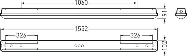 Produktbild Trilux LED-Feuchtraumleuchte (6500 lm)