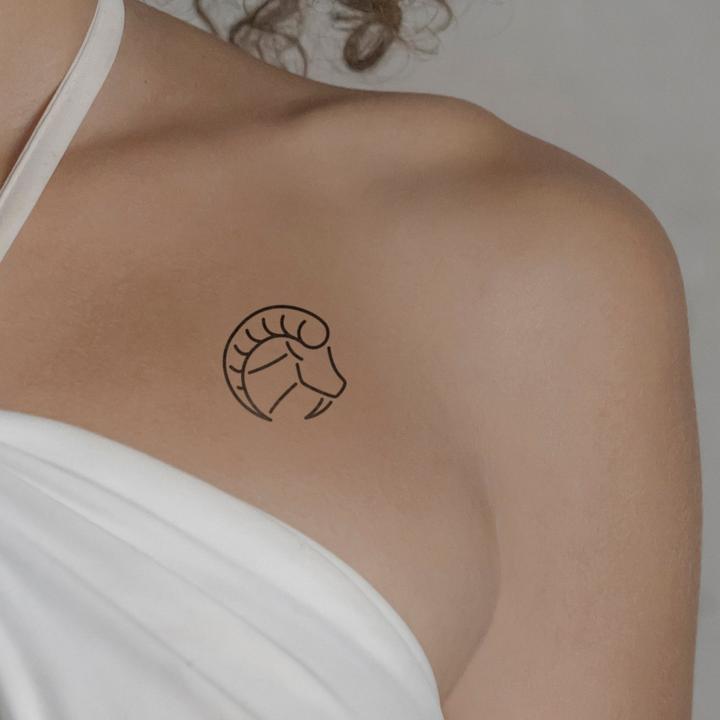 Produktbild minink Temporäres Tattoo – Steinbock