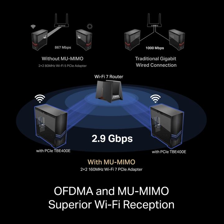 Actual product image TP-Link WRL ADAPTER 6500MBPS WI-FI 7/ARCHER TBE400E (Mini PCI Express)
