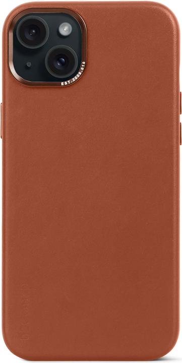 Productafbeelding Decoded Leren achterkant voor iPhone 15 Plus Bruin (Apple iPhone 15 Plus)