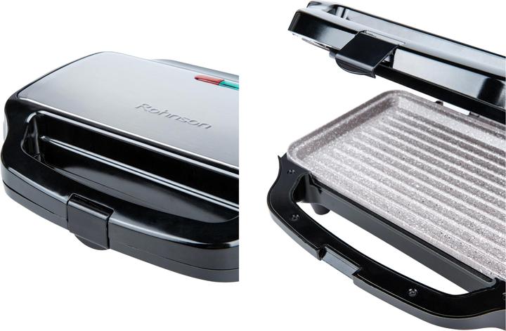 Immagine prodotto Rohnson R-2751 tostapane sandwich, acciaio satinato