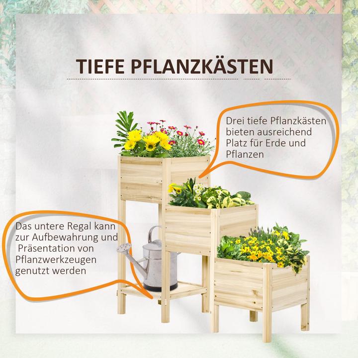 Produktbild Jamb Hochbeet 3 Etagen