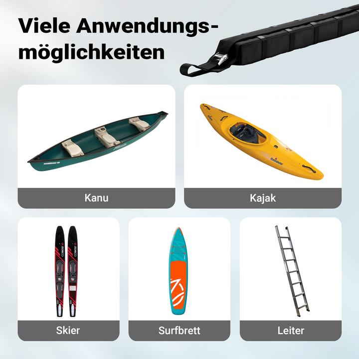 Actual product image Wiltec Roof rack 113x10x8cm Car 75kg Roof rack Luggage rack Canoe Kayak