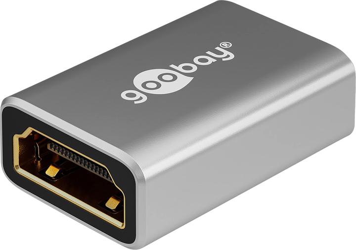 Goobay HDMI-Adapter, Kupplung, vergoldet, 8K @ 60 Hz (HDMI)
