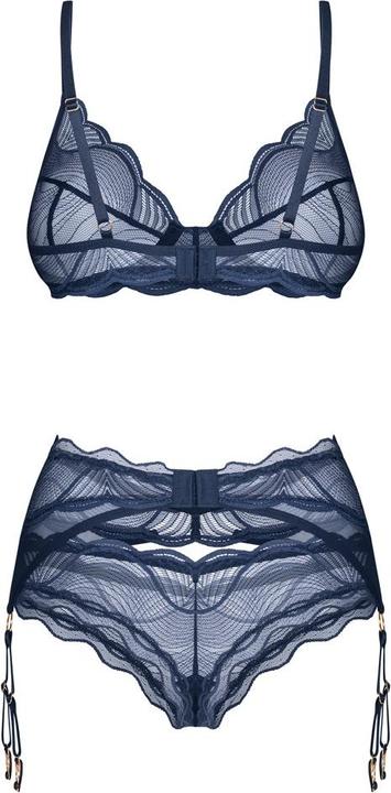 Image du produit Obsessive Kit porte-jarretelles Nightly Blue (XXL)
