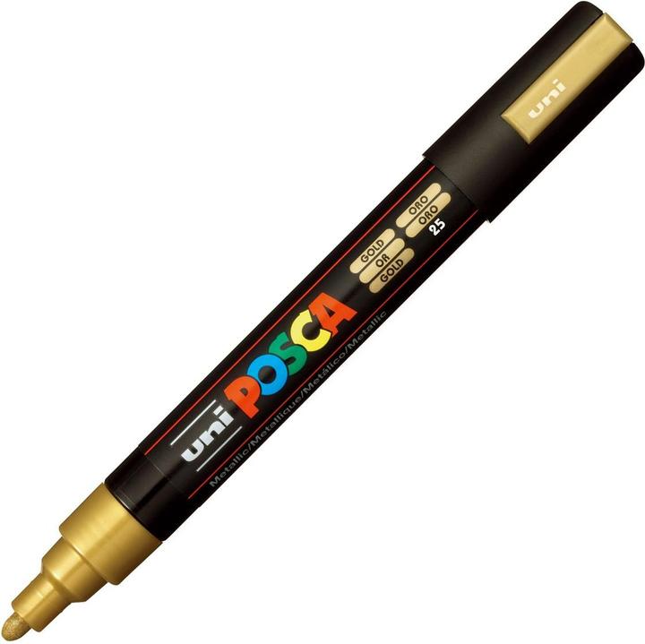 Produktbild Posca Marker PC-5M Rundspitze (Gold, 2.50 mm, 1 x)