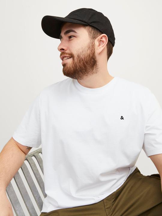 Produktbild Jack & Jones Einfarbig Plus size T-shirt (4XL)