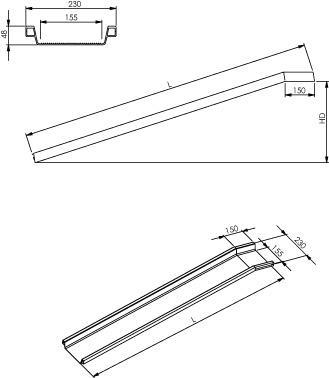 Produktbild kaiserkraft Aluminium-Verladeschiene