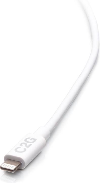 Image du produit C2G 6ft White USB C Lightning Cable (1.80 m, USB 2.0)