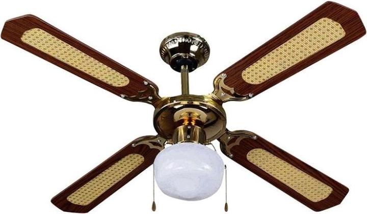 V-TAC VT60424 1 x E27 LEDDeckenventilator 4 Flügel 50 W Wechselstrommotor