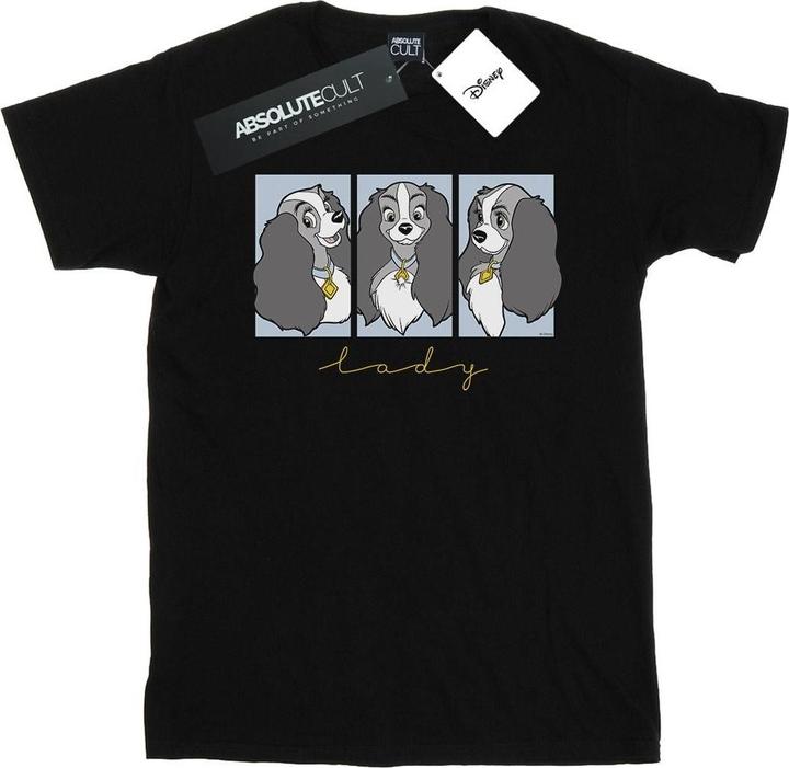 Actual product image Disney Mens Lady And The Tramp Lady Frames T-Shirt (M)