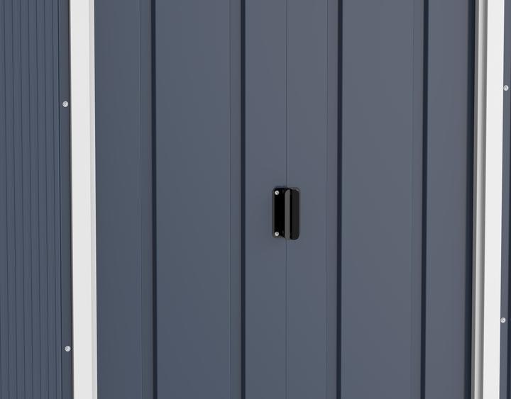Actual product image Tepro Pent Roof Eco 6x4 shed, anthracite