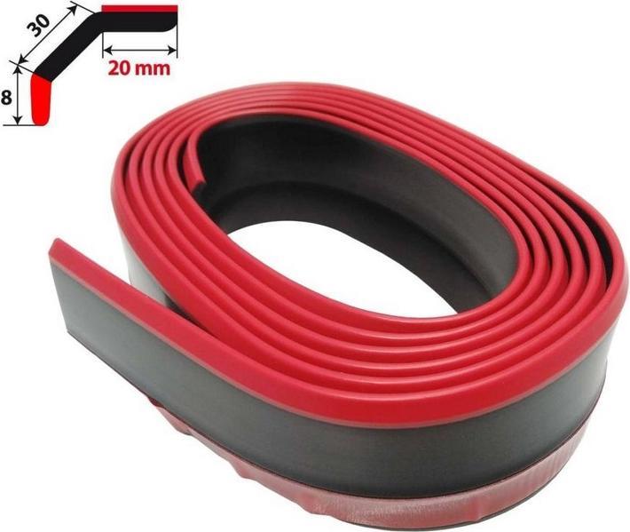 Actual product image Simoni Racing Rubber lip front spoiler