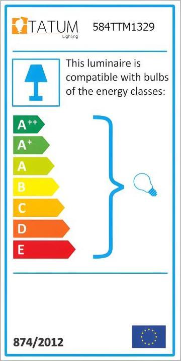 Energy Label Opviq Adelaide (E27)