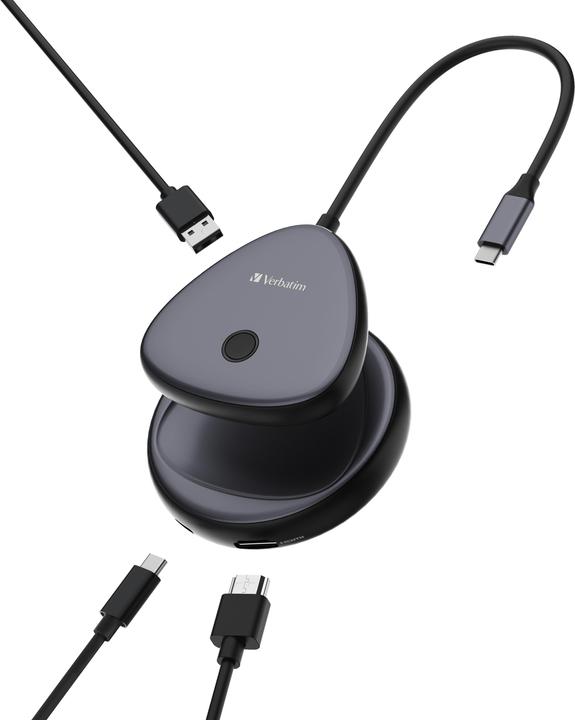 Actual product image Verbatim WDA-02 (USB-C, 3 Ports)