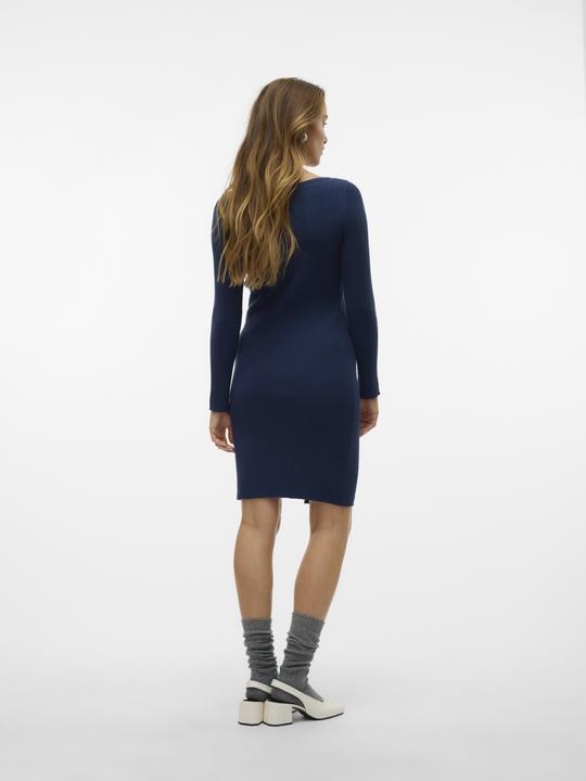 Immagine prodotto Vero Moda VMABA BUTTON LS BOATNECK DRESS GA EXC Vestito a maglia (XL)