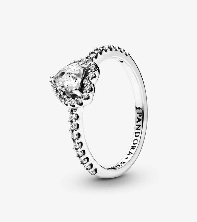 Image du produit Pandora Coeur élevé de l'anneau (54, Argent 925)