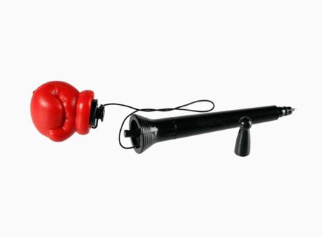 Produktbild NoName Kugelschreiber Boxhandschuh 17cm Disp. (Schwarz, Rot, 1 x)
