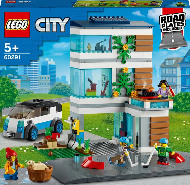 Produktbild LEGO Modernes Familienhaus (60291, LEGO City)