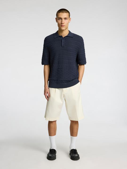 Actual product image Selected Homme Kurzärmeliges Polohemd aus Strick (XL)