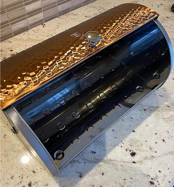 Immagine prodotto BerlingerHaus Scatola per il pane in acciaio inossidabile Metallic Line Rose Gold Colours Edition