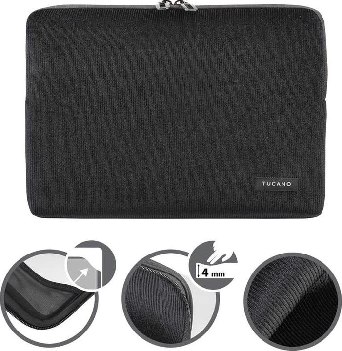 Image du produit Tucano Second Skin Velluto pour MacBook Pro 16 Olive Ordinateur portable jusqu'à 16 ans (16", Apple)