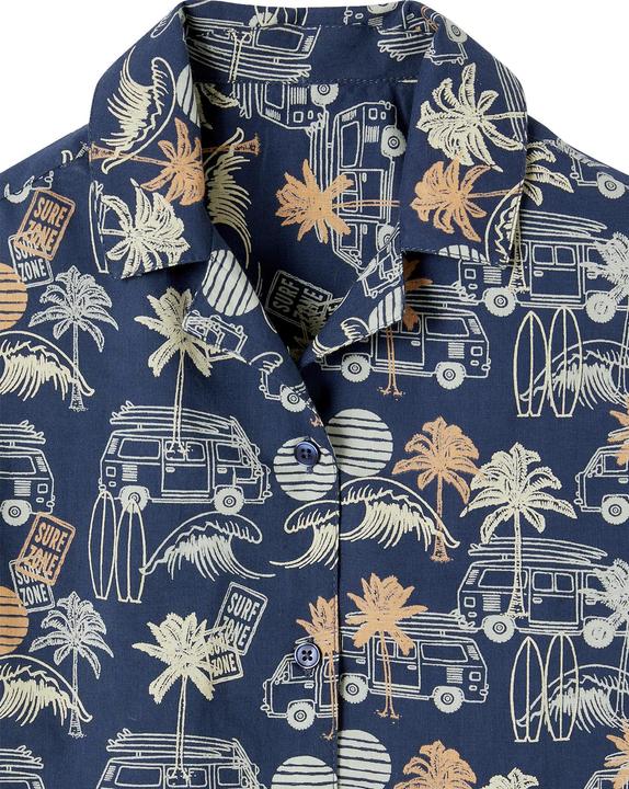 Actual product image Vertbaudet Boys' Hawaiian shirt with short sleeves (86)