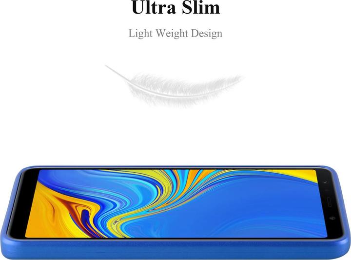 Productafbeelding Cadorabo TPU Matte Metallic hoes (Samsung Galaxy A7 (2018))