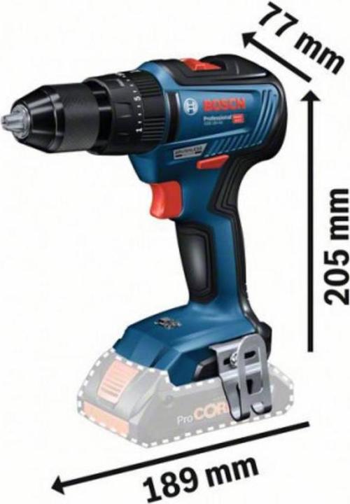 Actual product image Bosch Professional GSB 18V-55 (Rechargeable battery operated)