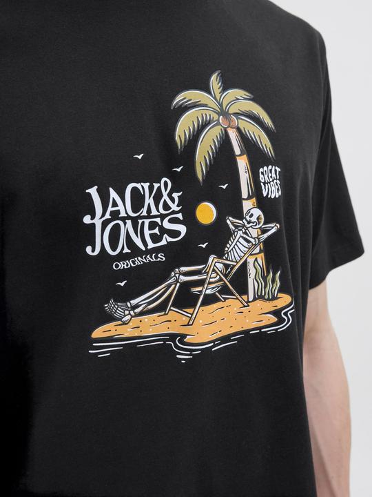 Produktbild Jack & Jones Gedruckt Rundhalsausschnitt T-shirt T-shirt (M)
