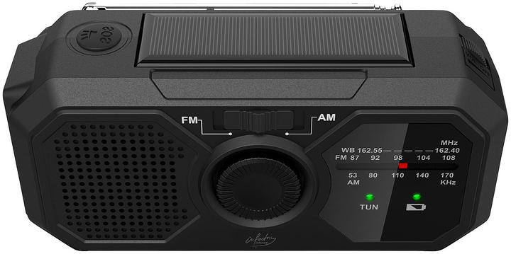 Produktbild Infactory Solar- und Dynamo-Koffer-Radio (FM, AM)