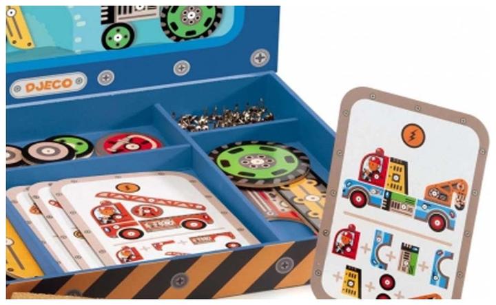 Actual product image Djeco Tap Tap Vehicles (Multilingual)