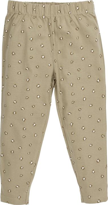 Produktbild Meyco 2-pack pyjama Mini Panter offwhite/sand mt 110/116 (110)