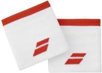 Babolat WRISTBAND WHITE/RED (2X)