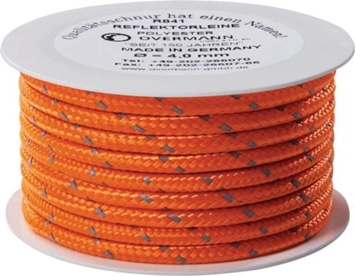 Produktbild Overmann Reflektorschnur Safety Reflector Länge 100 m Ø 2 mm Polyester orange (100 m)
