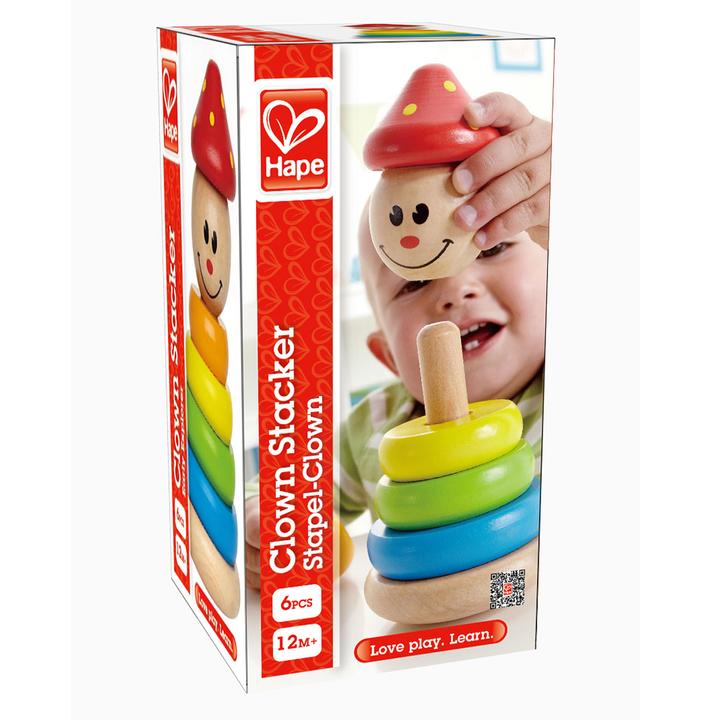 Produktbild Hape Stapel-Clown 6tlg.