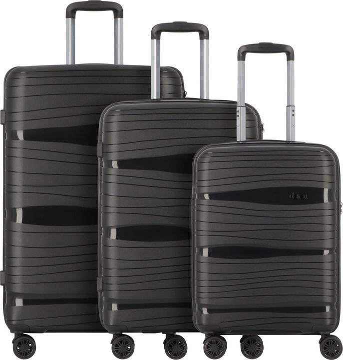Image du produit D&N Travel Line 4300 Ensemble de valises à 4 roulettes 3 pièces (201 l, XL (à partir de 115l))