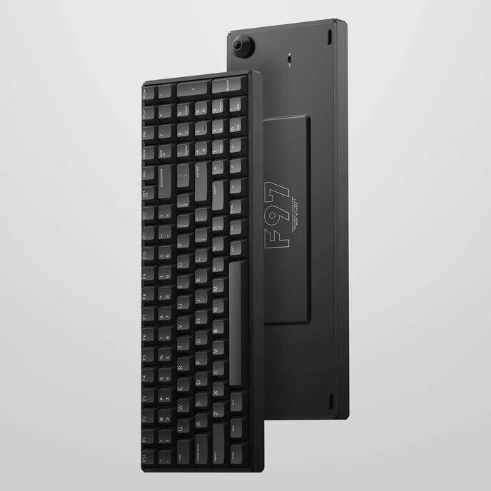 Actual product image Iqunix F97 Dark Side Wireless Gaming Keyboard, RGB - MX Red Switches (DE, Wireless)