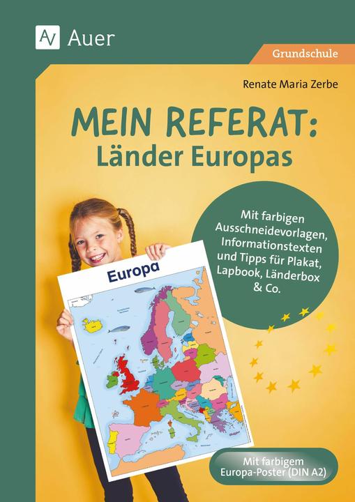 Actual product image Mein Referat: Lnder Europas (German, Renate Maria Zerbe, 2024)