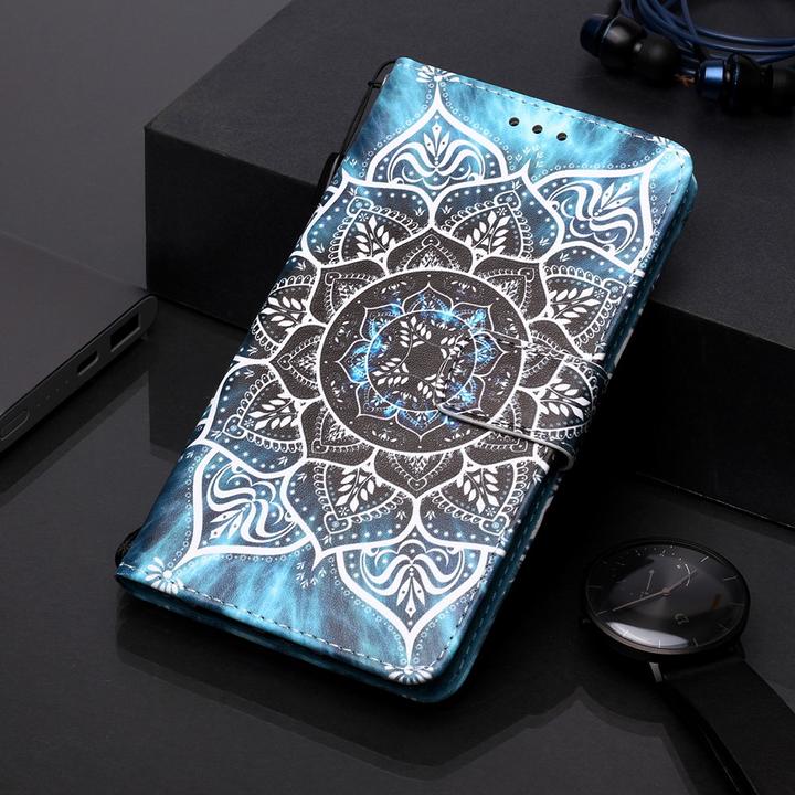 Produktbild Ueli Express iPhone 11 Pro Max Buch Etui Tasche mit Kartenfach Mandala (Apple iPhone 11 Pro Max)