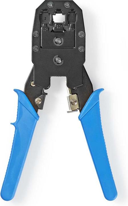 Productafbeelding Nedis Krimptang | CAT5 / CAT5e / CAT6 / CAT6a / RJ10 / RJ11 / RJ45 | Trekkende / knip / tang (200 mm)